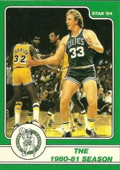 1984 Star Larry Bird Larry Bird The 1980-81 Season #8 card image
