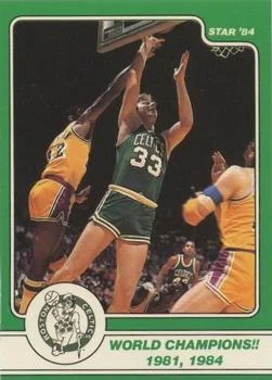1984 Star Larry Bird Larry Bird World Champions!! 1981 #14 card image