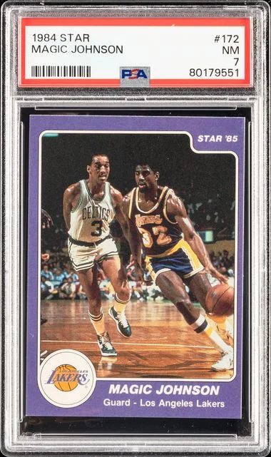 1984 Star Magic Johnson #172 card image