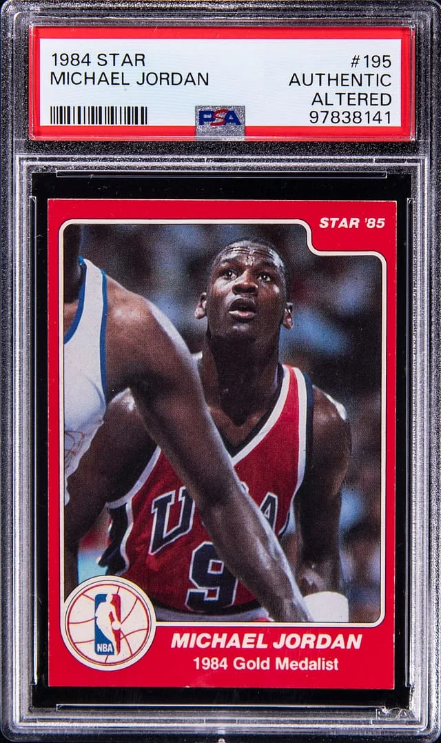 1984 Star Michael Jordan #195 card image
