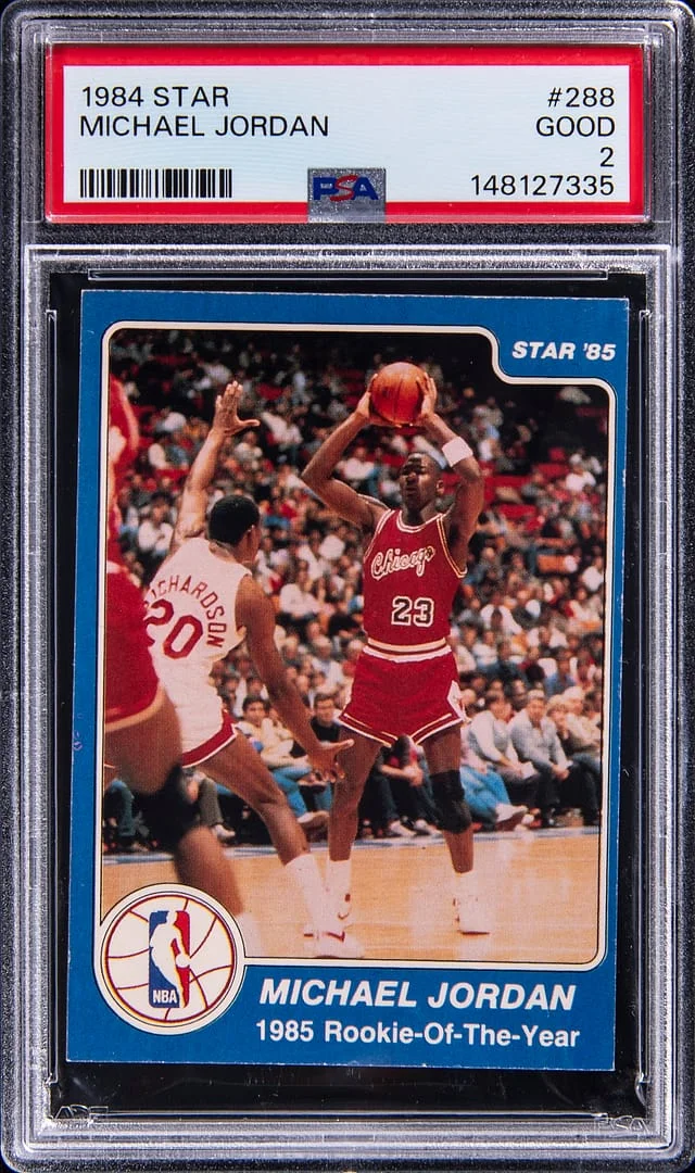 1984 Star Michael Jordan #288 card image