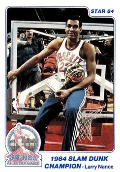 1984 Star Slam Dunk Championship Larry Nance #11 card image