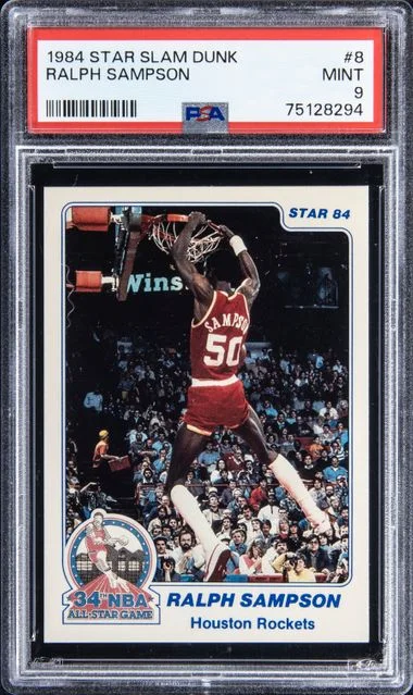 1984 Star Slam Dunk Ralph Sampson #8 card image