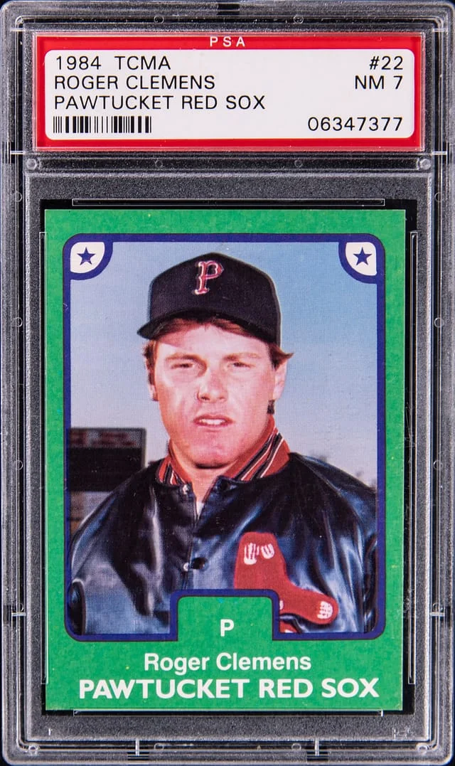 1984 TCMA Pawtucket Red Sox Roger Clemens #22 card image