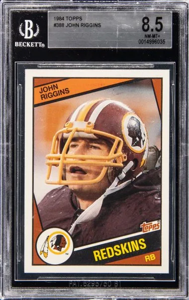 1984 Topps ##388 John Riggins #no-number card image