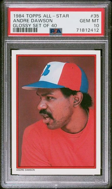 1984 Topps Andre Dawson All-Star Glossy Set Of 40 #35 card image