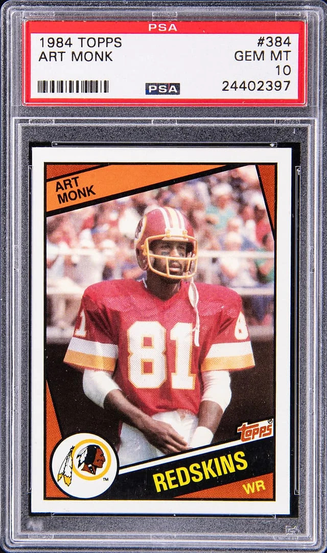 1984 Topps Art Monk #384 card image