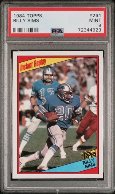 1984 Topps Billy Sims #261 card image