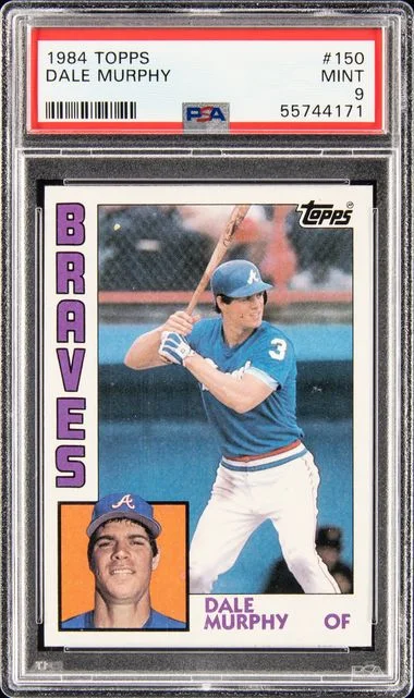 1984 Topps Dale Murphy #150 card image