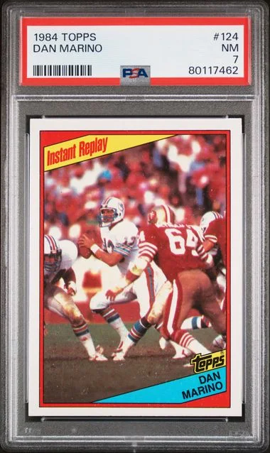 1984 Topps Dan Marino #124 card image