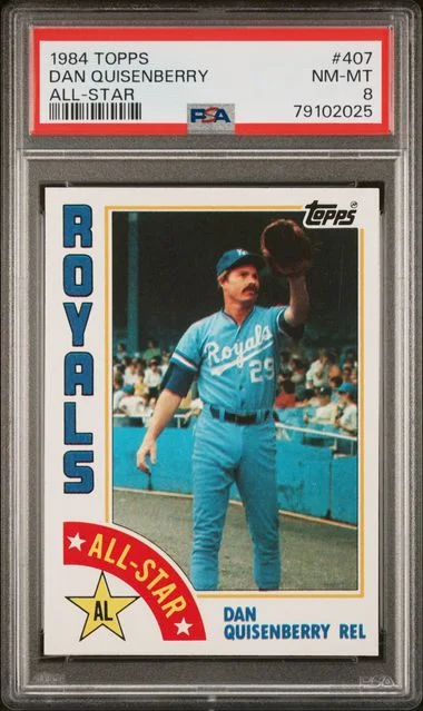 1984 Topps Dan Quisenberry All-Star #407 card image
