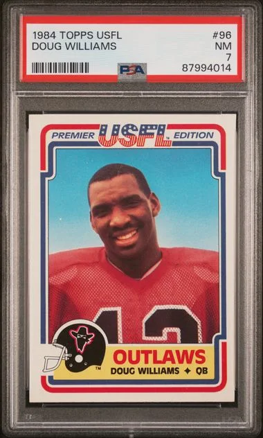 1984 Topps Doug Williams USFL #96 card image
