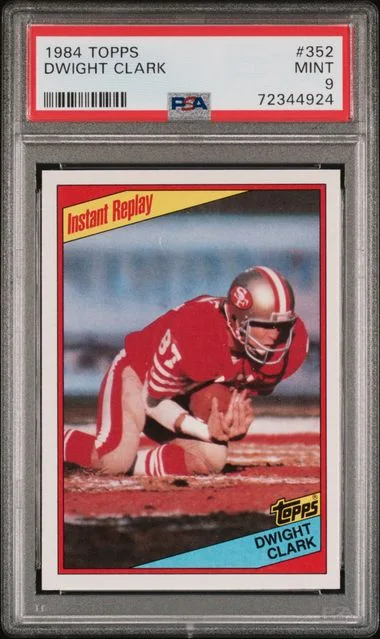 1984 Topps Dwight Clark #352 card image
