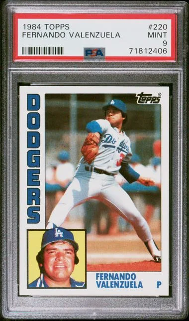 1984 Topps Fernando Valenzuela #220 card image