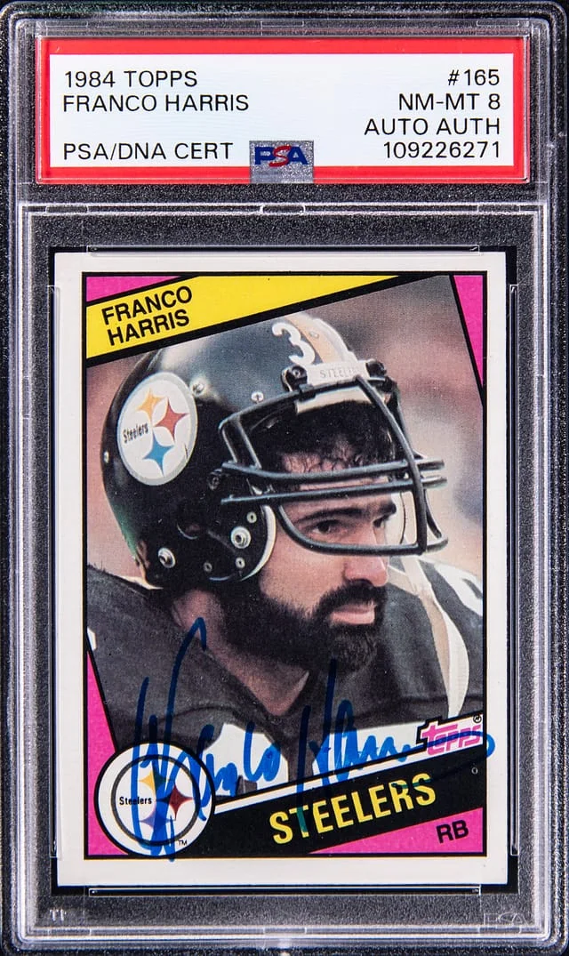 1984 Topps Franco Harris #165 card image