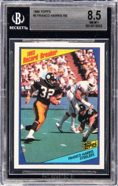 1984 Topps Franco Harris Rb #3 card image