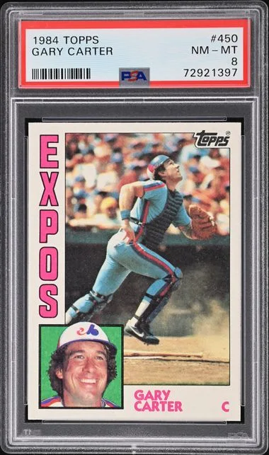 1984 Topps Gary Carter #450 card image