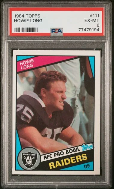 1984 Topps Howie Long #111 card image