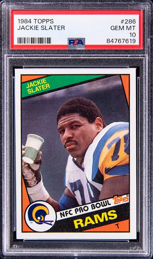 1984 Topps Jackie Slater #286 card image