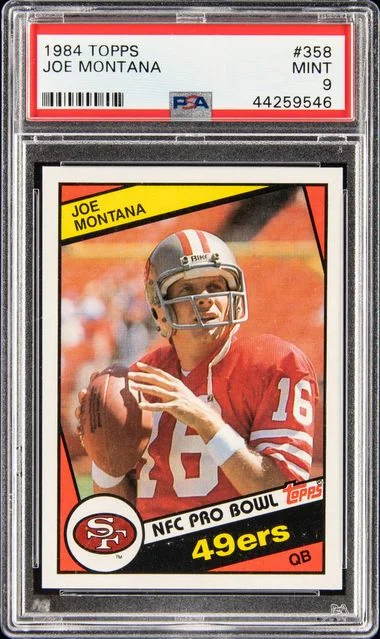 1984 Topps Joe Montana #358 card image