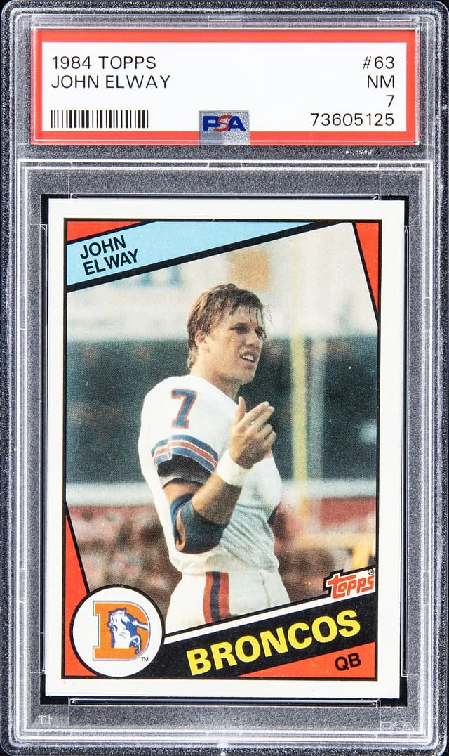 1984 Topps John Elway #63 card image