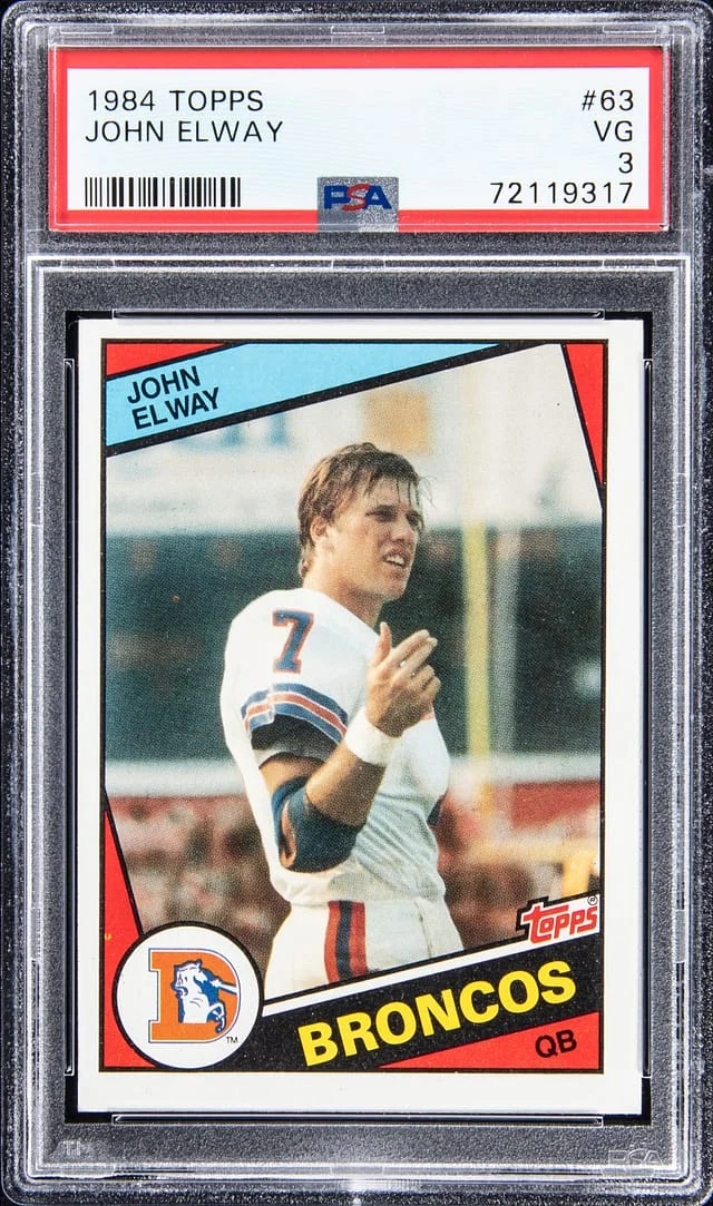 1984 Topps John Elway - NEEDS #63 card image