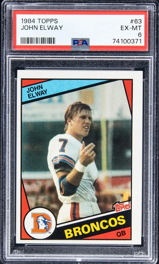1984 Topps John Elway #no-number card image