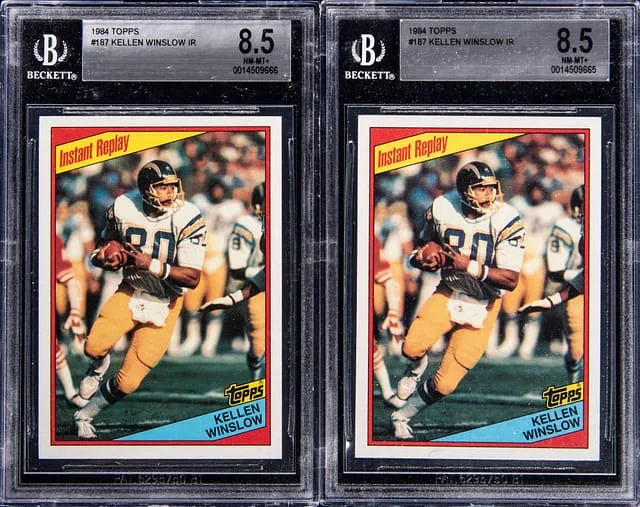 1984 Topps Kellen Winslow #187 card image