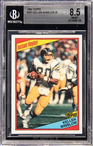 1984 Topps Kellen Winslow Ir #187 card image