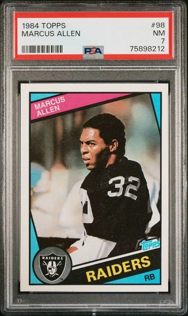 1984 Topps Marcus Allen #98 card image
