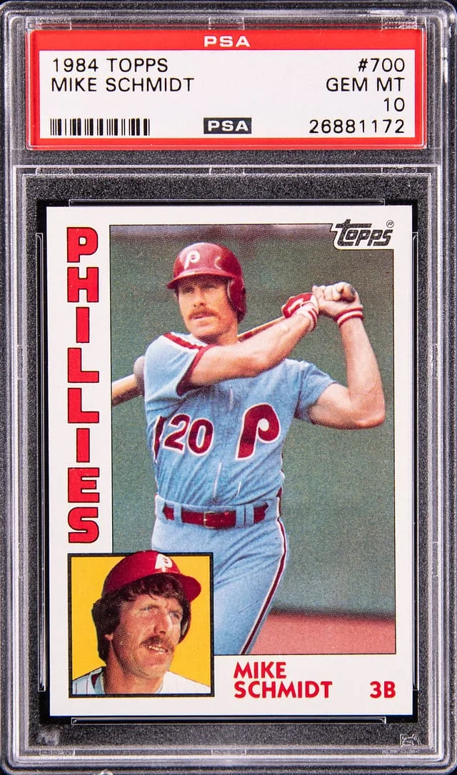 1984 Topps Mike Schmidt #700 card image