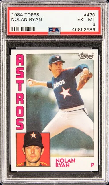 1984 Topps Nolan Ryan #470 card image