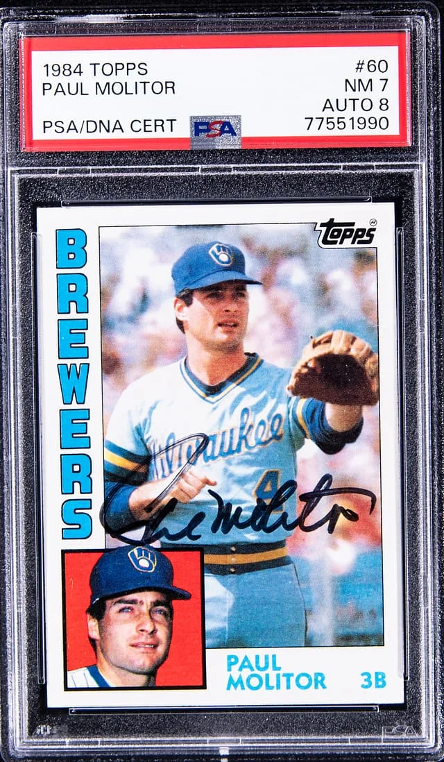 1984 Topps Paul Molitor #60 card image