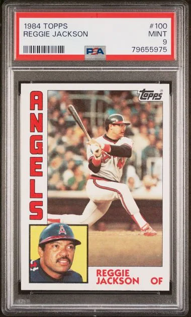 1984 Topps Reggie Jackson #100 card image