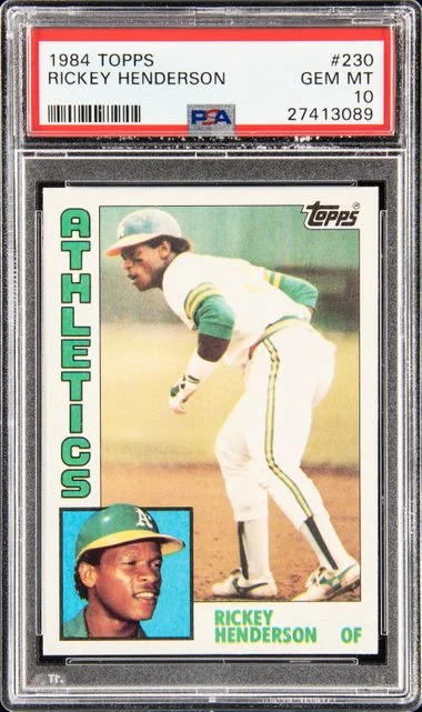 1984 Topps Rickey Henderson #230 card image