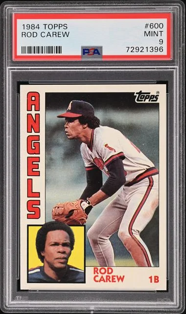 1984 Topps Rod Carew #600 card image