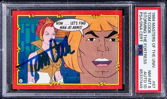 1984 Topps Storming The Fortress! Tom Cook Masters Of The Universe #67 card image