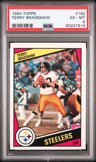 1984 Topps Terry Bradshaw #162 card image