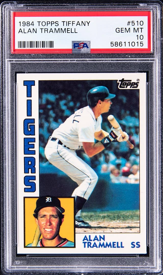 1984 Topps Tiffany Alan Trammell #510 card image