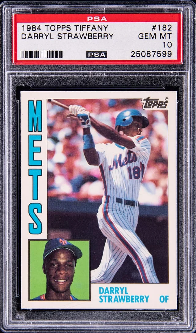1984 Topps Tiffany Darryl Strawberry #182 card image