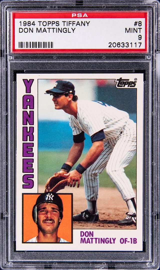 1984 Topps Tiffany Don Mattingly #8 card image