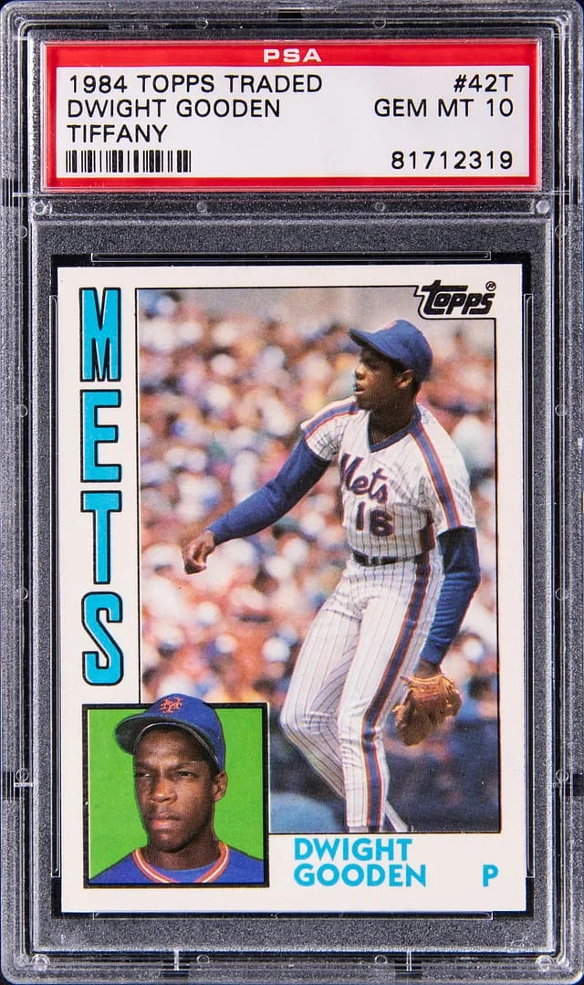 1984 Topps Tiffany Dwight Gooden #42T card image