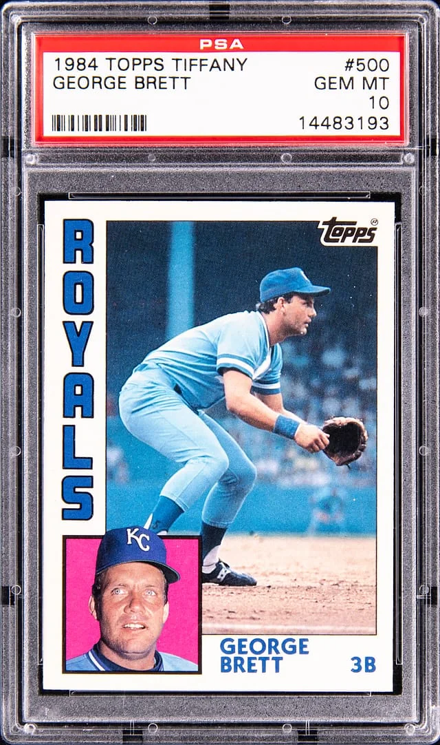 1984 Topps Tiffany George Brett #500 card image