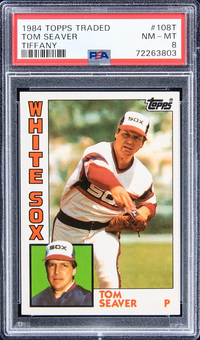 1984 Topps Traded Tom Seaver Tiffany #108T card image