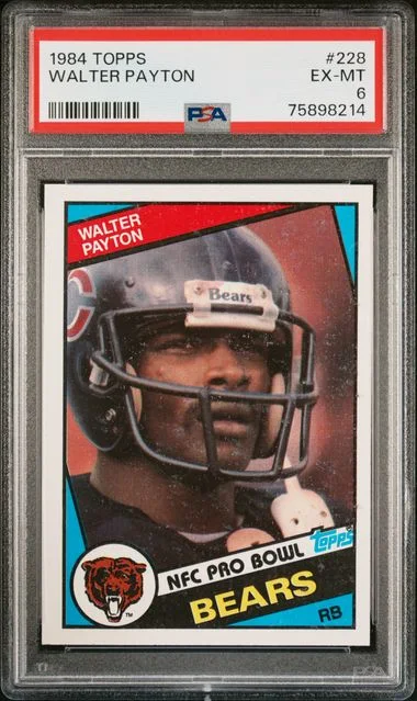 1984 Topps Walter Payton #228 card image