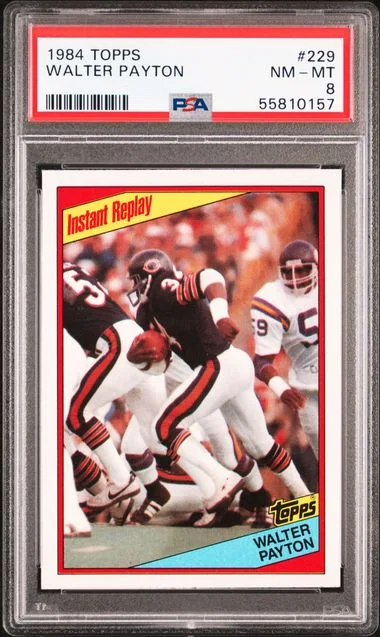 1984 Topps Walter Payton #229 card image