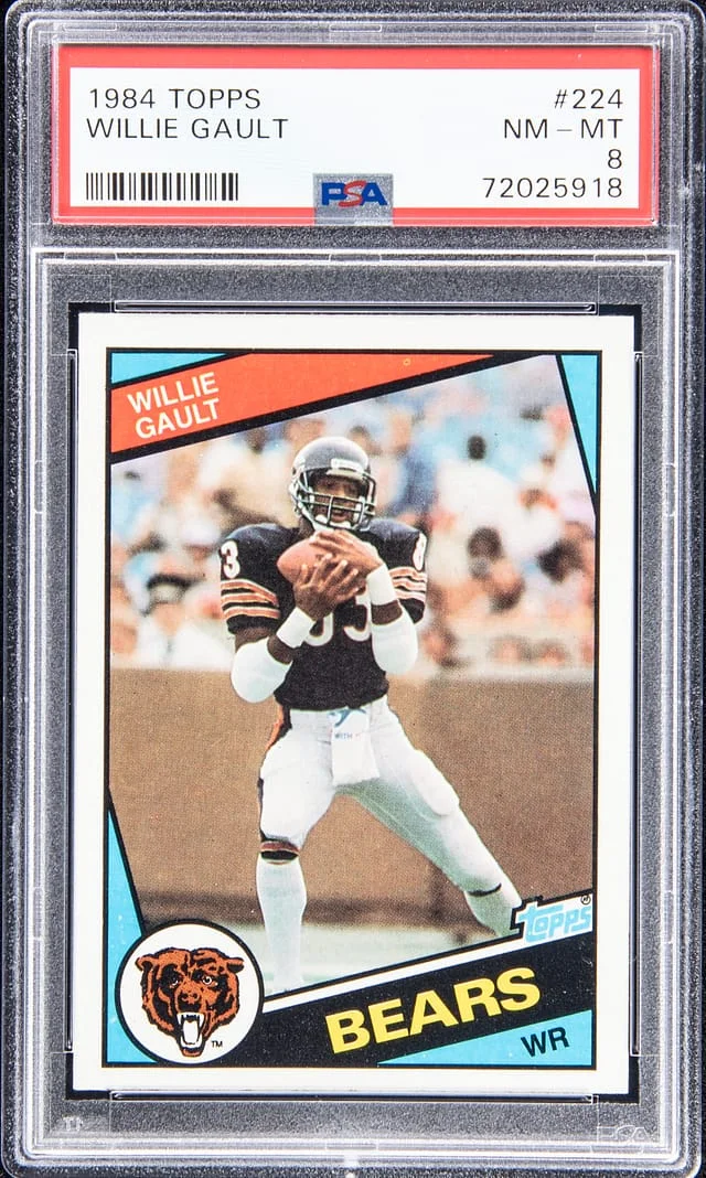 1984 Topps Willie Gault #224 card image
