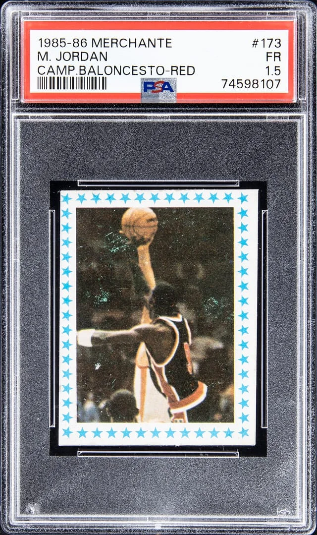1985-86 Merchante Campeonato Baloncesto Liga Red Michael Jordan #173 card image