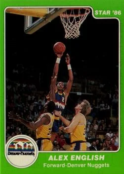 1985-86 Star Alex English #50 card image