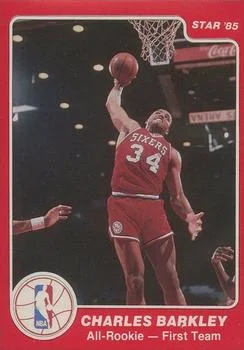1985-86 Star All-Rookie Team Charles Barkley #3 card image